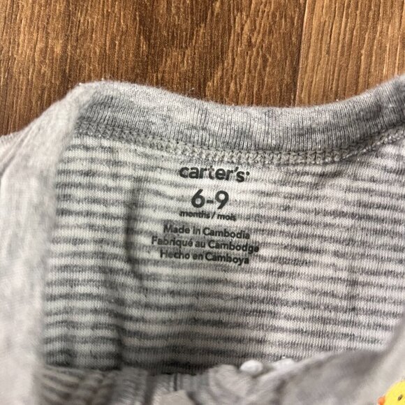 Carters Midweight Striped Sleep Sack Cotton Wearable Blanket 6-9M - Picture 3 of 8